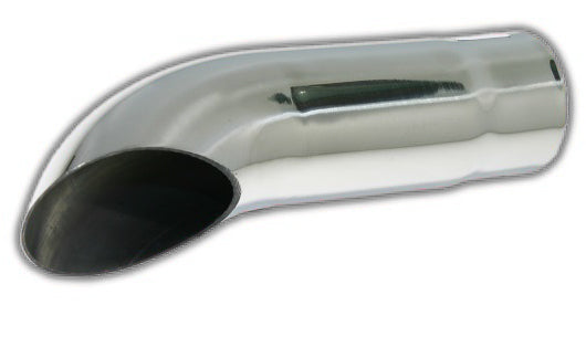 Turn Down Tip | Polished 304 Stainless Exhaust Tip-1