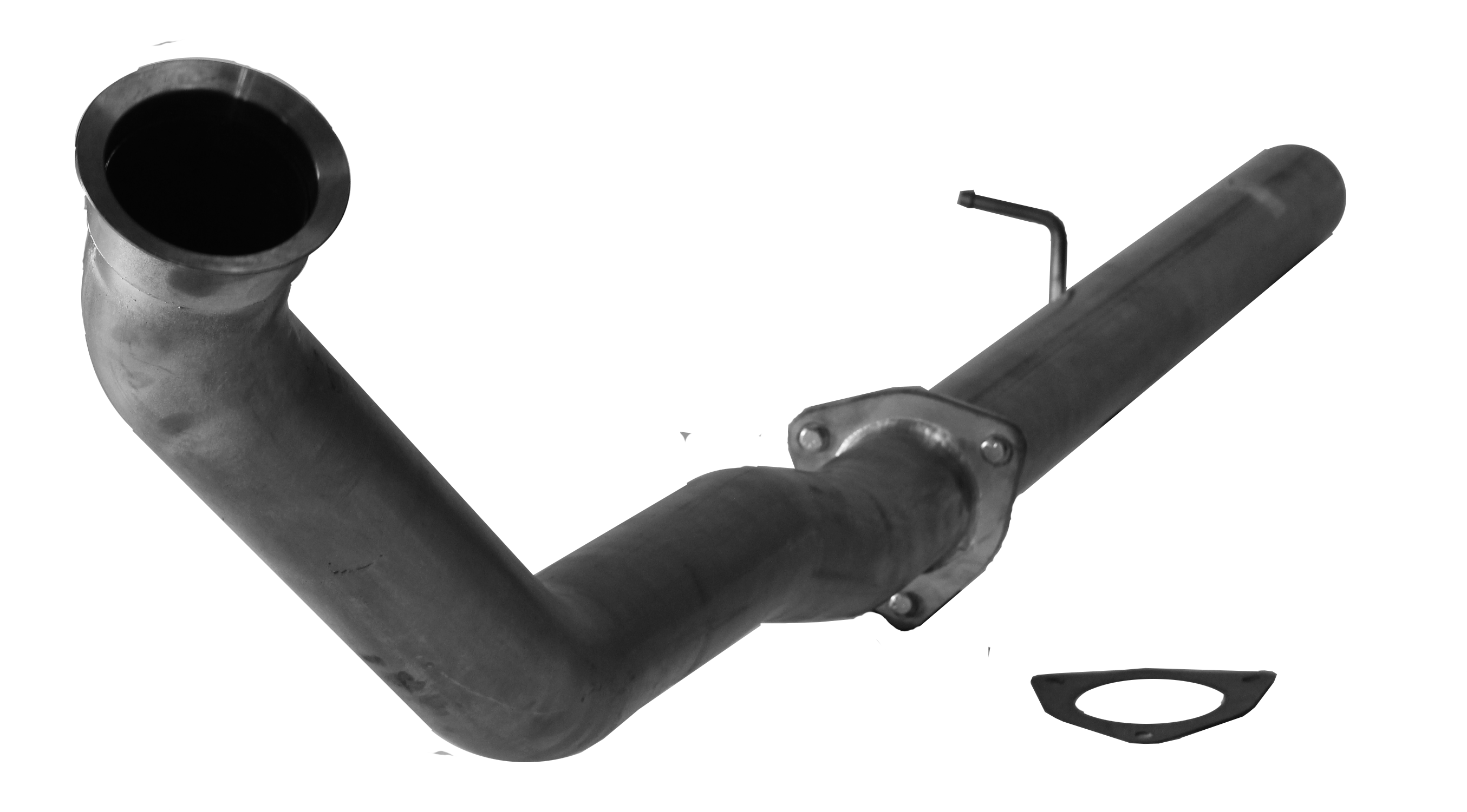 4" Cat & DPF Race Pipe w/ Flange | 2007-2012 Dodge 2500/3500 6.7L Cummins
