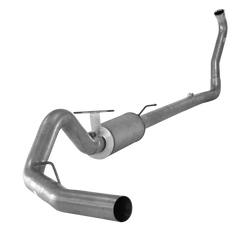 4" Turbo Back Single - 3-1/2" Downpipe | 2003-2007 Ford 6.0L F250/350/Harley Powerstroke-1
