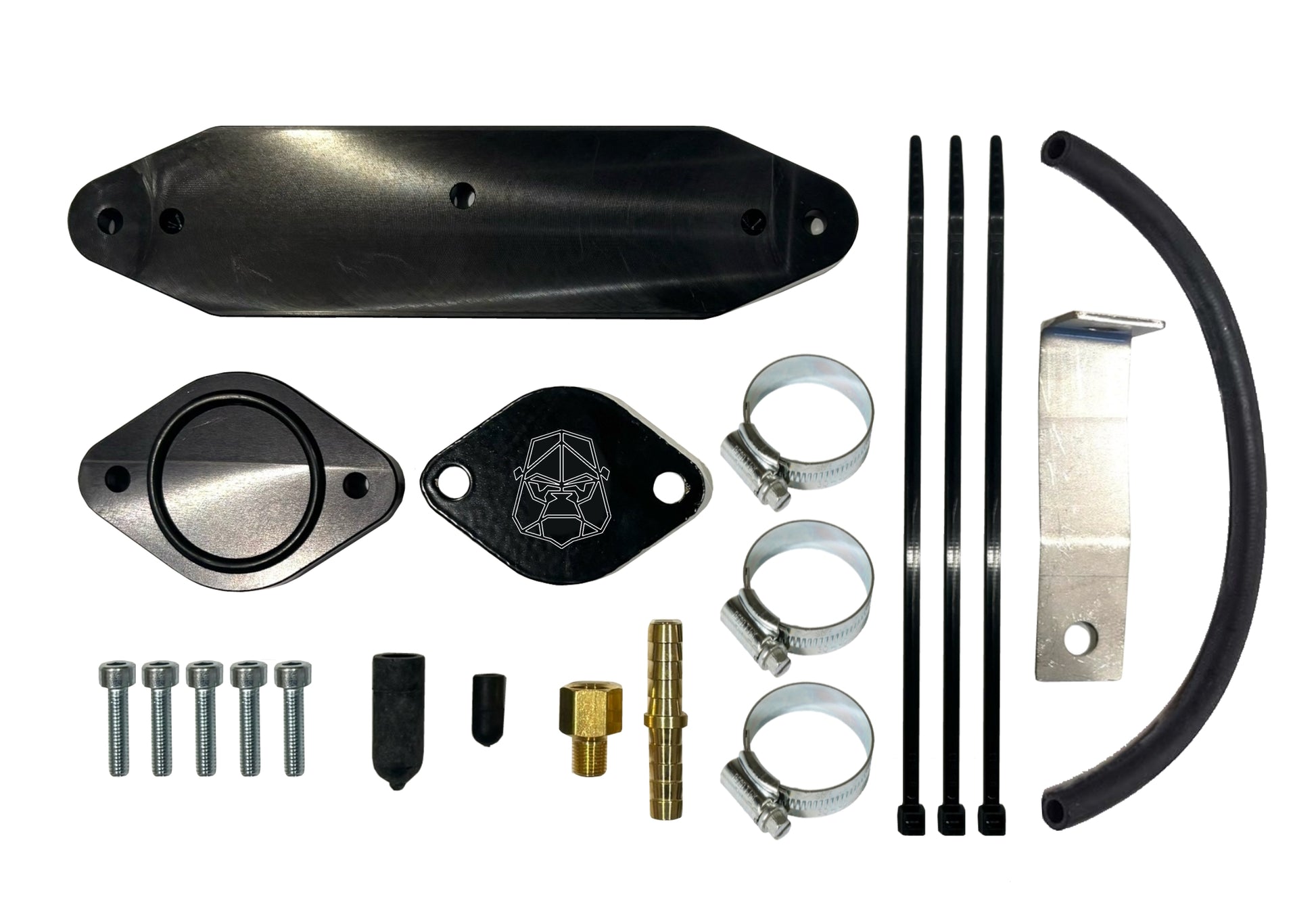 2011 - 2015 Ford 6.7L EGR Cooler Upgrade Kit w/ Coolant Re-Route Hose for Factory Pyro-1