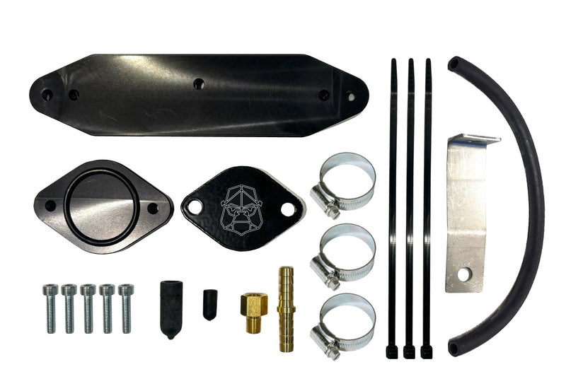 2011 - 2015 Ford 6.7L EGR Cooler Upgrade Kit w/ Coolant Re-Route Hose for Factory Pyro-1