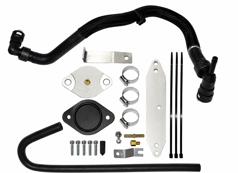 2015.5 - 2016 Ford 6.7L EGR cooler Upgrade with Coolant Re-Route Hoses-1