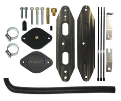 2011 - 2015 Ford 6.7L EGR Cooler with Coolant Re-Route Hose for Factory Pyro, w/Pass Through plate-1