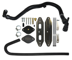 2015.5 - 2016 Ford 6.7L EGR cooler Upgrade with Coolant Re-Route Hoses, w/Pass Through plate-1