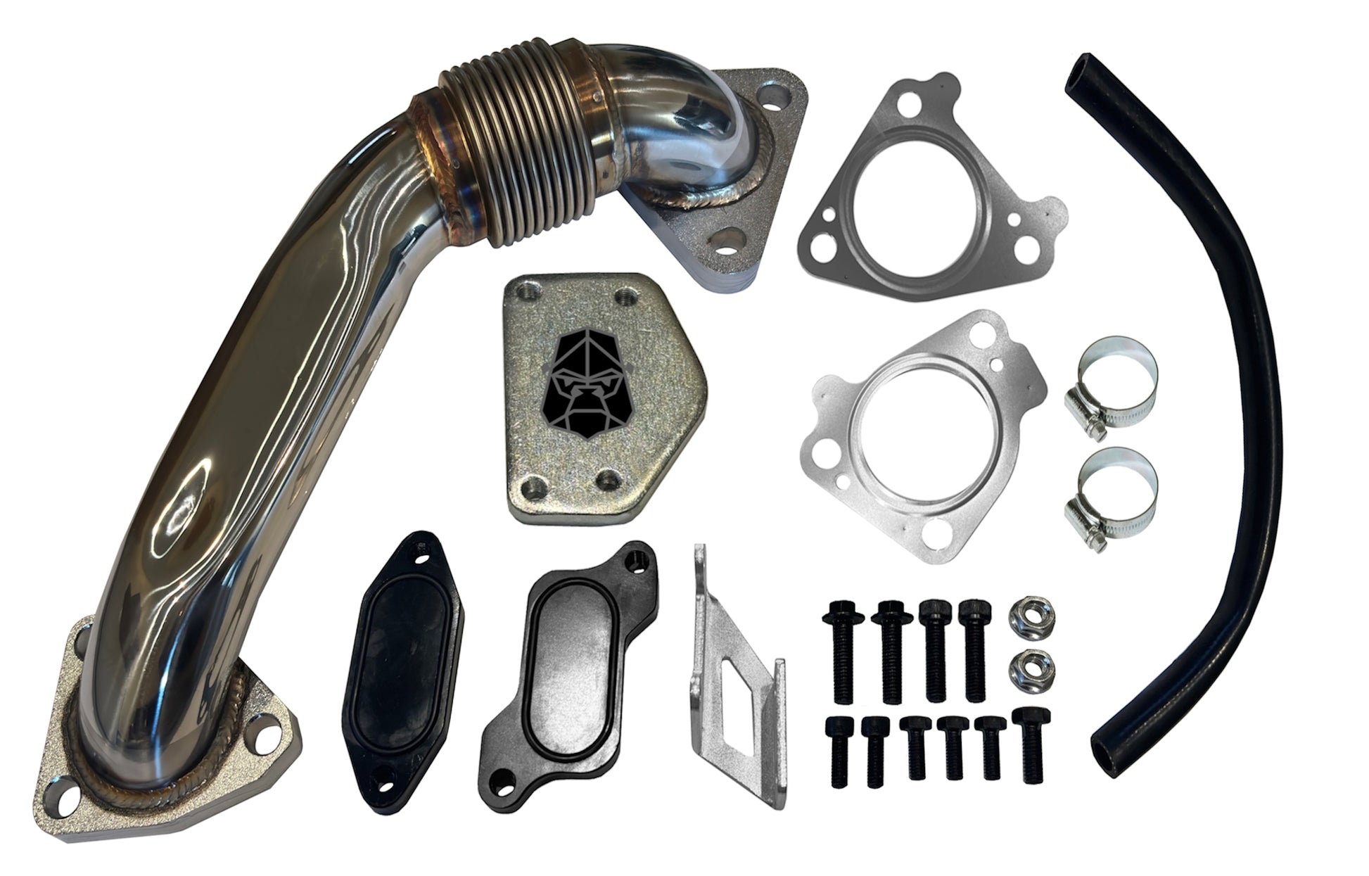 2004 - 2005 GM 6.6L Duramax EGR Cooler Upgrade Kit w/ Up Pipe-1