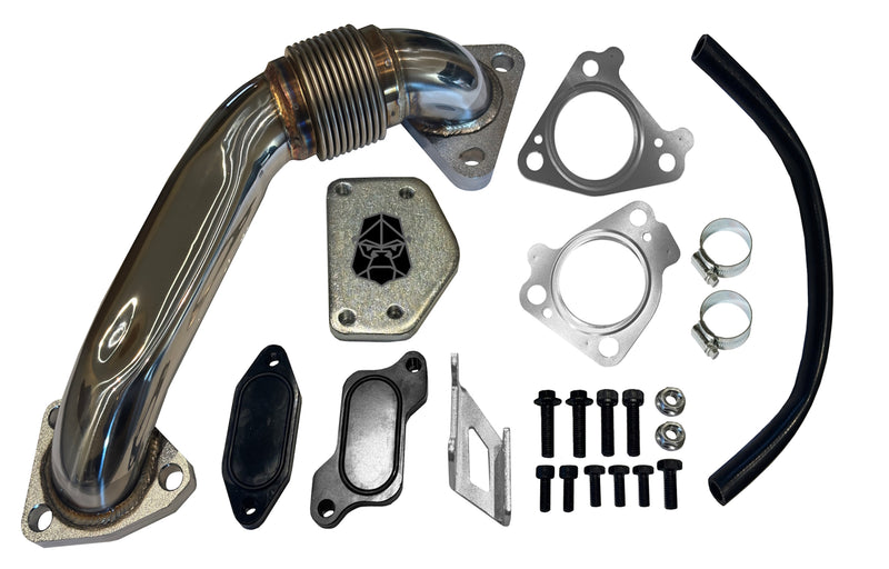 2004 - 2005 GM 6.6L Duramax EGR Cooler Upgrade Kit w/ Up Pipe-1