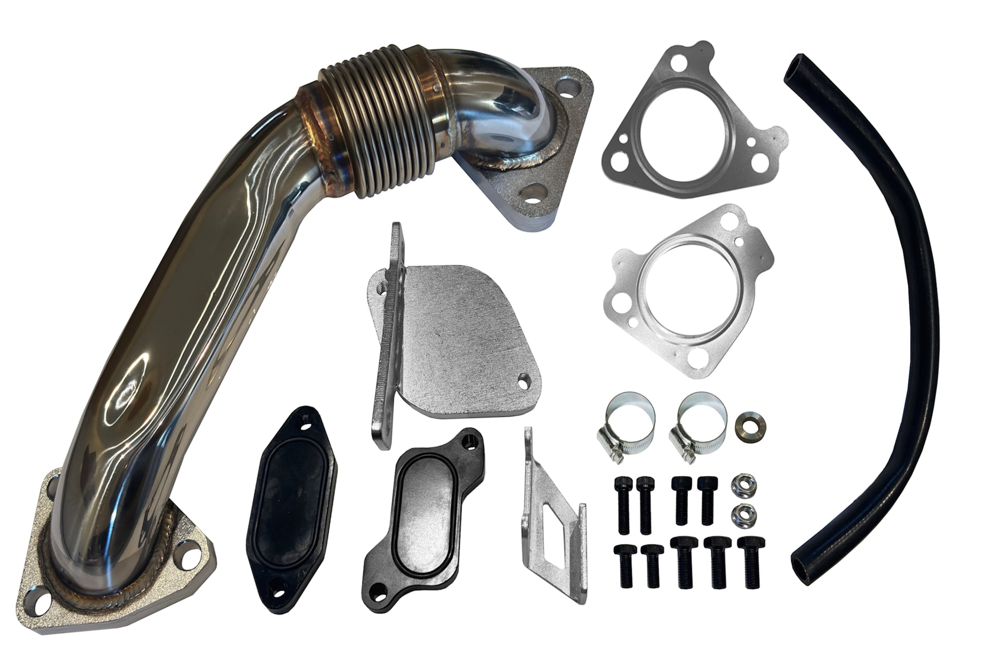 2006 - 2007 GM 6.6L Duramax EGR Cooler Upgrade Kit w/ Up Pipe-1