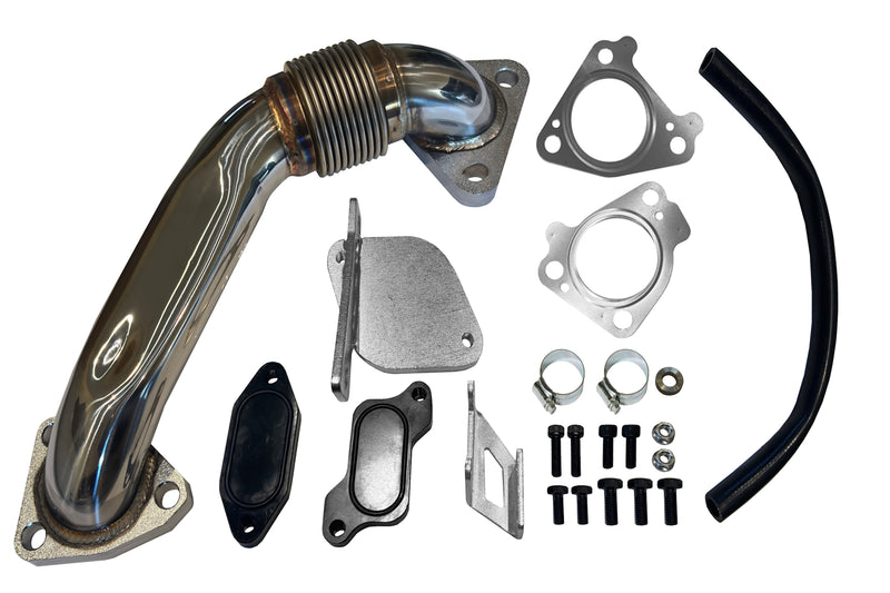 2006 - 2007 GM 6.6L Duramax EGR Cooler Upgrade Kit w/ Up Pipe-1