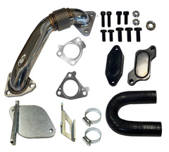 2007 - 2010 GM 6.6L Duramax EGR Cooler Upgrade Kit w/ Up Pipe-1