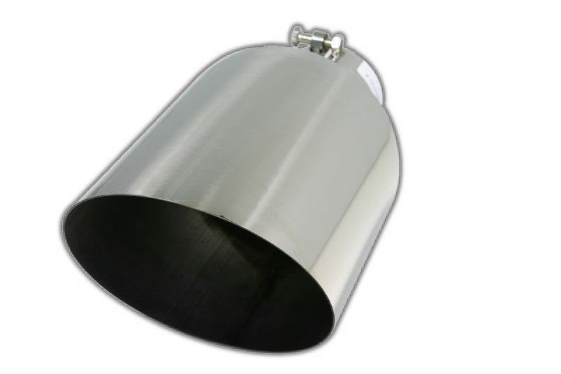 Bolt-on Angle Cut | Polished 304 Stainless Exhaust Tip-1