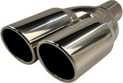Rolled Round Slant | Dual Exit Tips-1