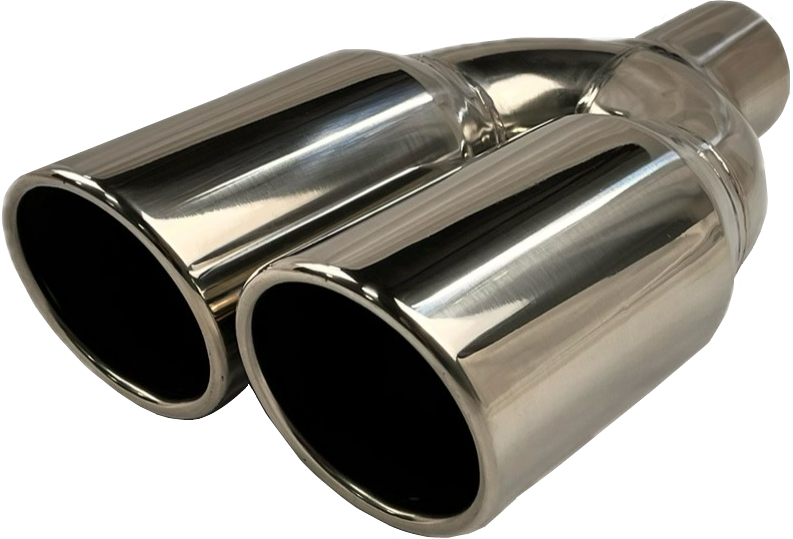 Rolled Round Slant | Dual Exit Tips-1