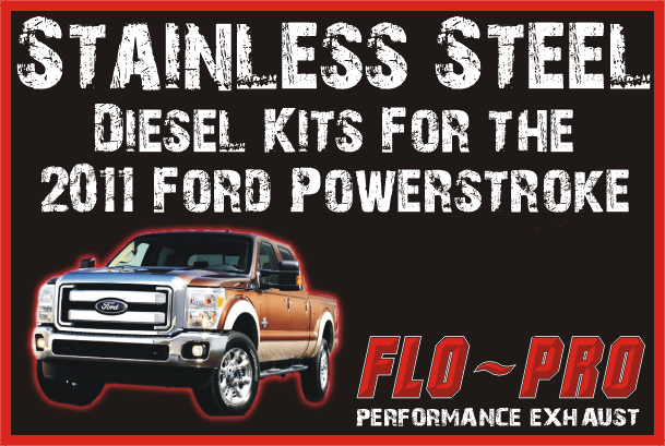 Our 2011 Ford Powerstroke Stainless Steel Exhaust Kits Are Now in Stock